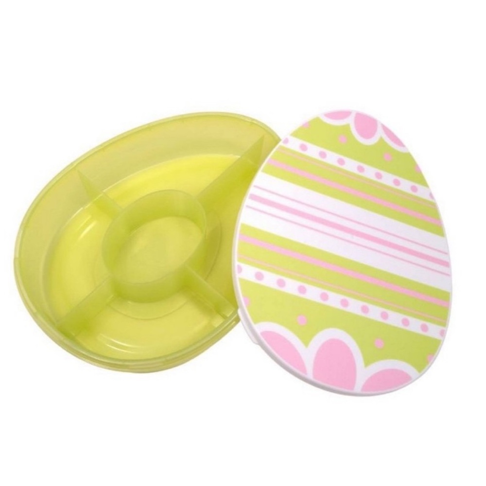 CWC Spring Easter Egg Snack Box Food Storage Container & Cookie Cutters Pastel - Picture 2 of 11